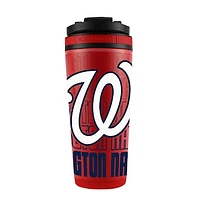 Washington Nationals 26oz. 4D Stainless Steel Shaker Bottle