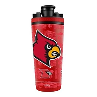 Louisville Cardinals 26oz. 4D Stainless Steel Shaker Bottle