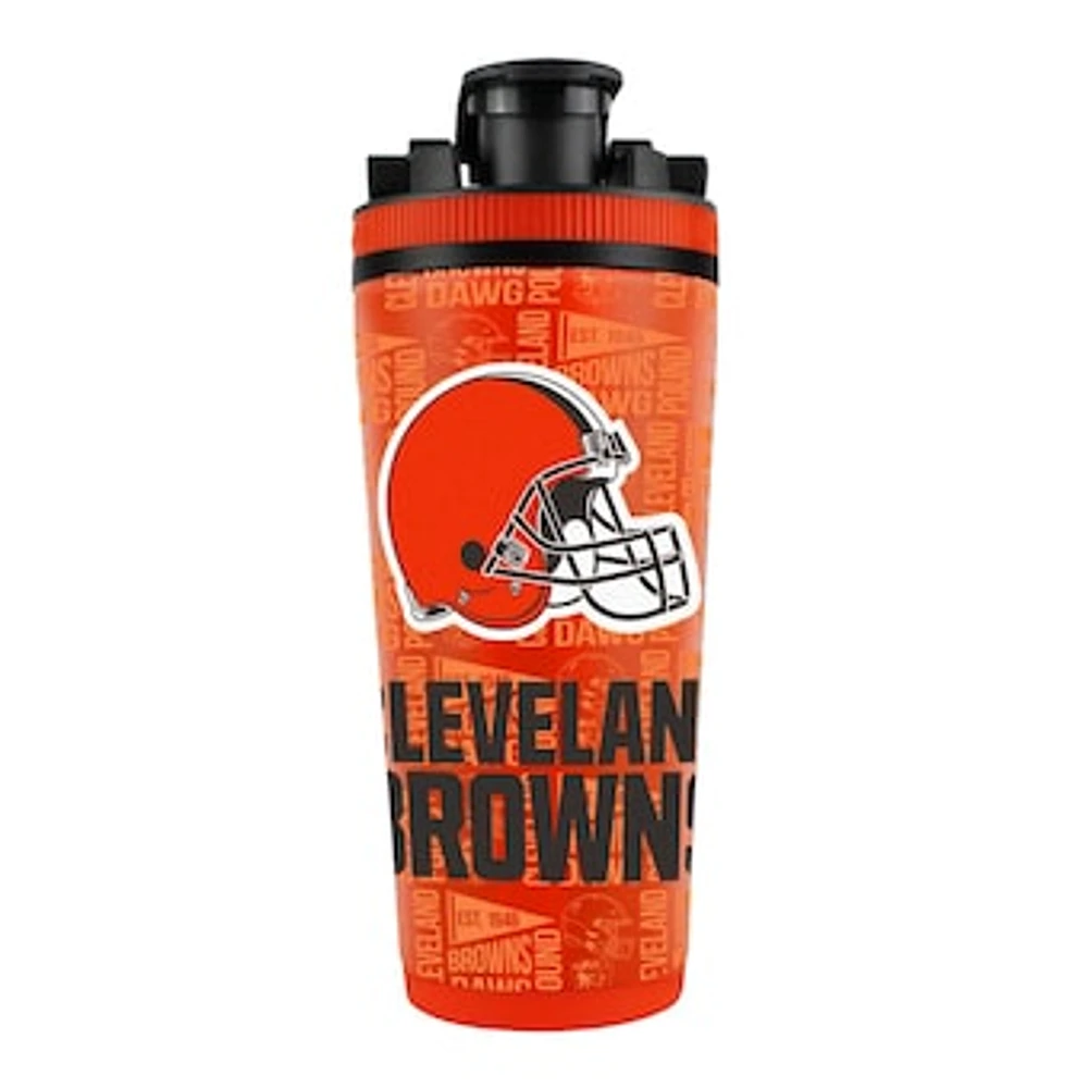 Cleveland Browns 26oz. 4D Stainless Steel Shaker Bottle