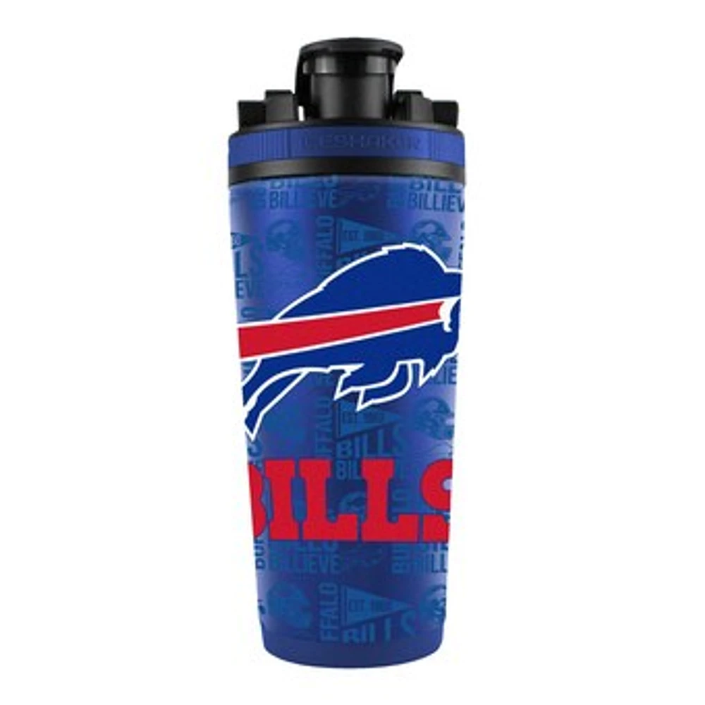 Buffalo Bills 26oz. 4D Stainless Steel Shaker Bottle