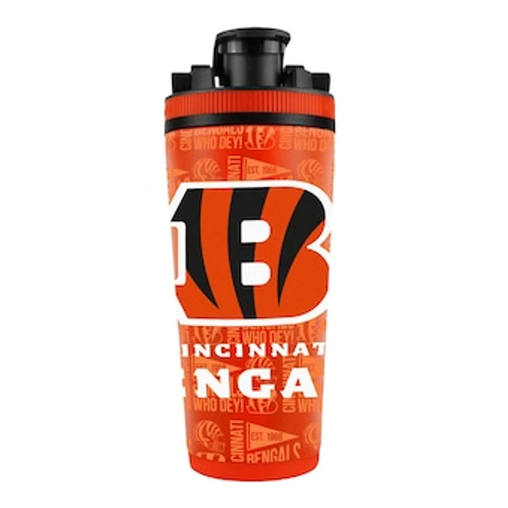 Cincinnati Bengals 26oz. 4D Stainless Steel Shaker Bottle