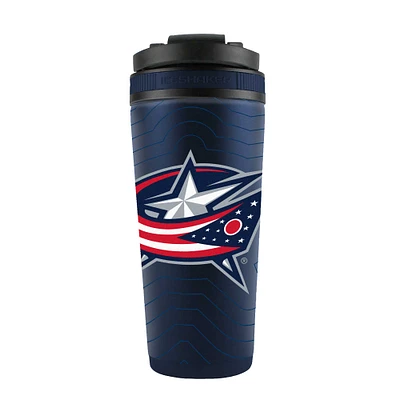 Columbus Blue Jackets 26oz. 4D Stainless Steel Shaker Bottle