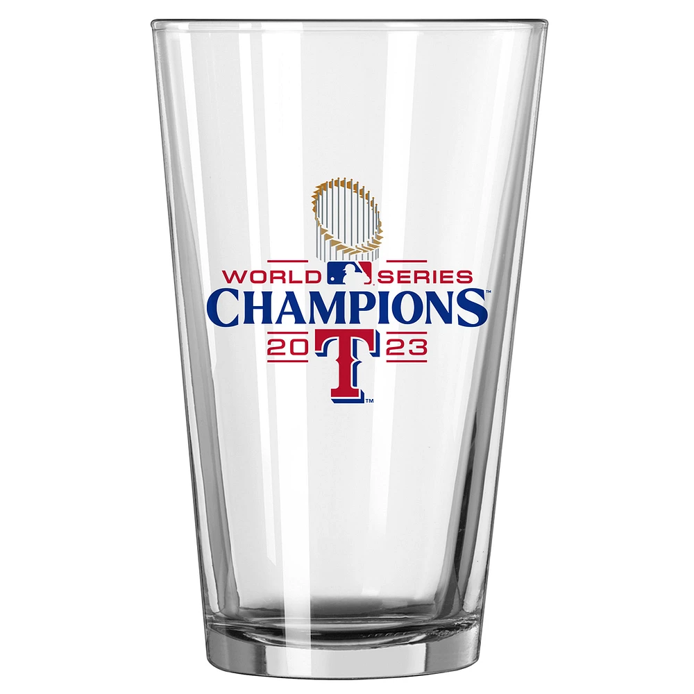 Texas Rangers 2023 World Series Champions 16oz. Commemorative Series Pint Glass