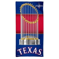 WinCraft  Texas Rangers 2023 World Series Champions 30" x 60" Spectra Beach Towel