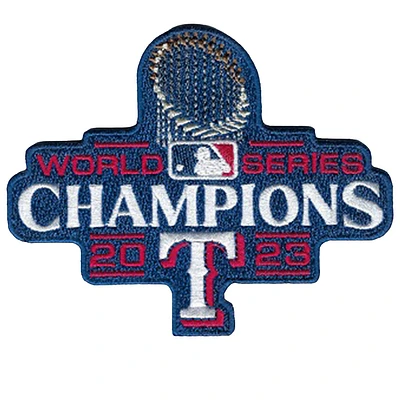 Texas Rangers 2023 World Series Champions 4" x 3" Logo Patch