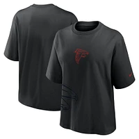 Women's Nike Black Atlanta Falcons Boxy T-Shirt