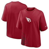 Women's Nike Cardinal Arizona Cardinals Boxy T-Shirt