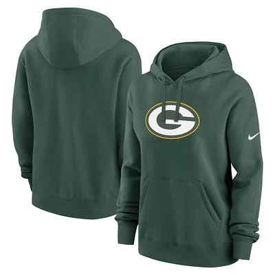 Women's Nike Green Bay Packers Club Fleece Pullover Hoodie