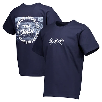 Men's Navy Sporting Kansas City Street Heavy Relaxed T-Shirt