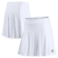 Women's Fanatics White Pittsburgh Steelers Primary Logo Tennis Skort