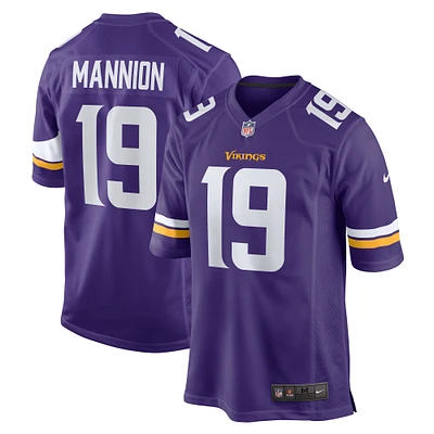 Men's Nike Sean Mannion  Purple Minnesota Vikings Game Jersey