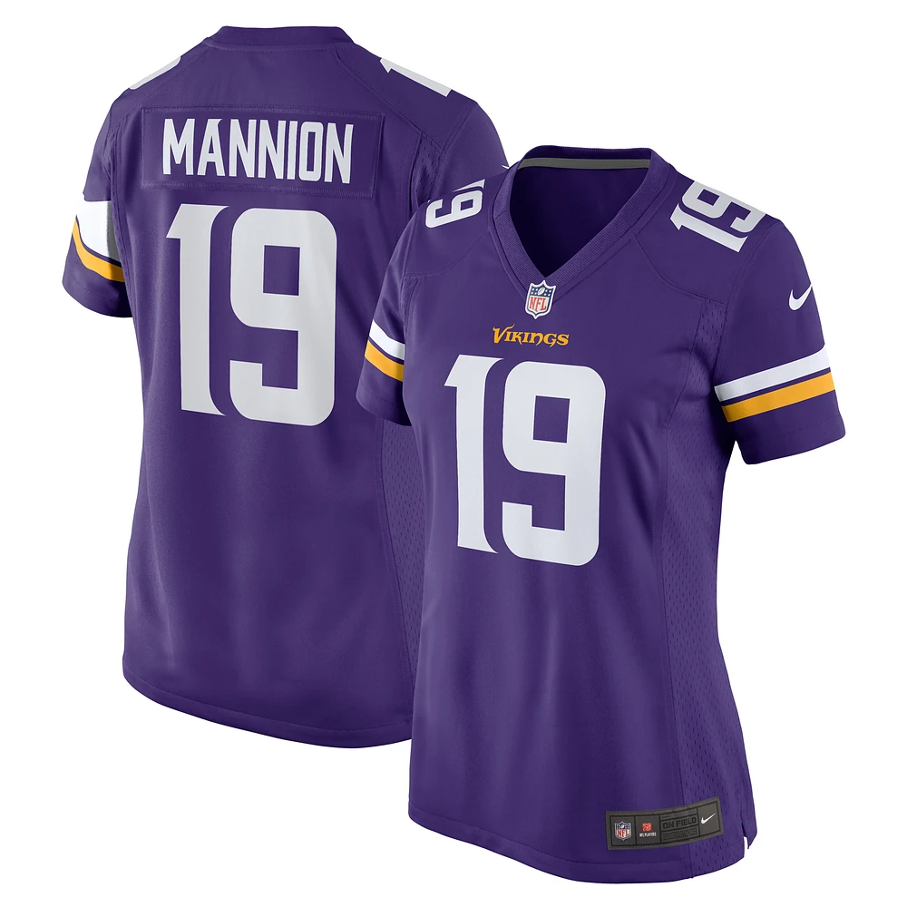 Women's Nike Sean Mannion  Purple Minnesota Vikings Game Jersey