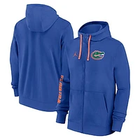 Men's Jordan Brand Royal Florida Gators 2024 Sideline Full-Zip Hoodie