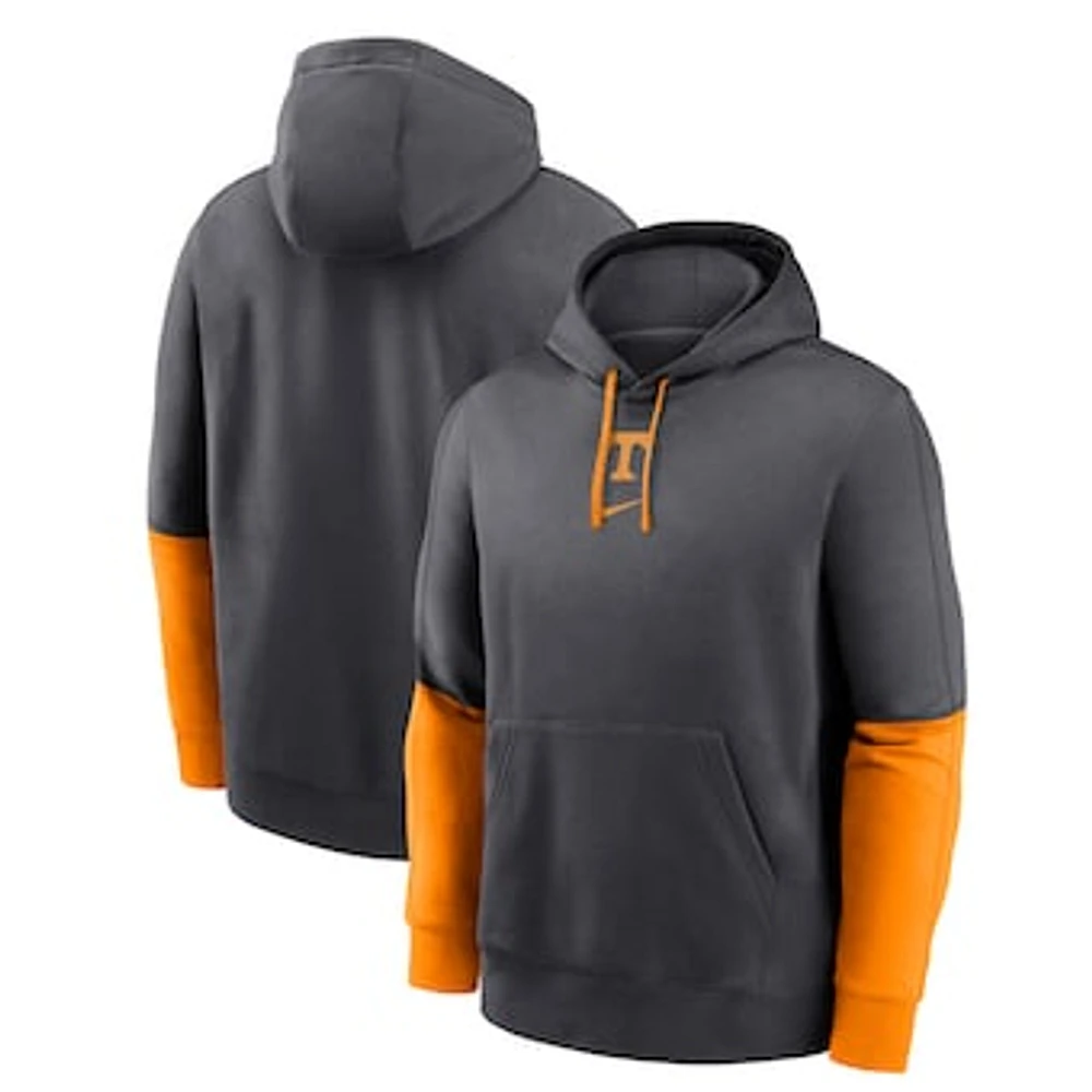 Men's Nike Tennessee Orange/Anthracite Volunteers 2024 Sideline Club Pullover Hoodie