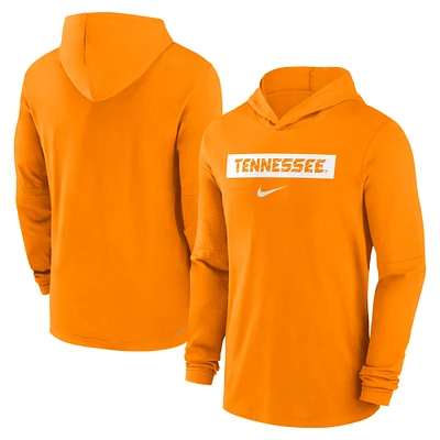 Men's Nike Tennessee Orange Volunteers 2024 Sideline Hoodie Performance Long Sleeve T-Shirt