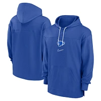 Men's Nike Royal Kentucky Wildcats 2024/25 Sideline Jersey Performance Pullover Hoodie