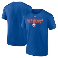 Men's Fanatics  Royal New York Islanders Authentic Pro Core Primary T-Shirt