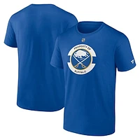 Men's Fanatics Royal Buffalo Sabres Authentic Pro Core Secondary T-Shirt