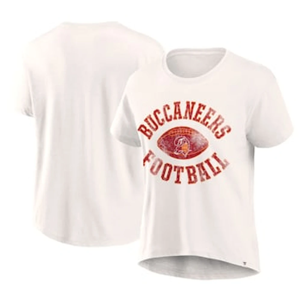 Women's Fanatics Cream Tampa Bay Buccaneers Football Home Fashion T-Shirt