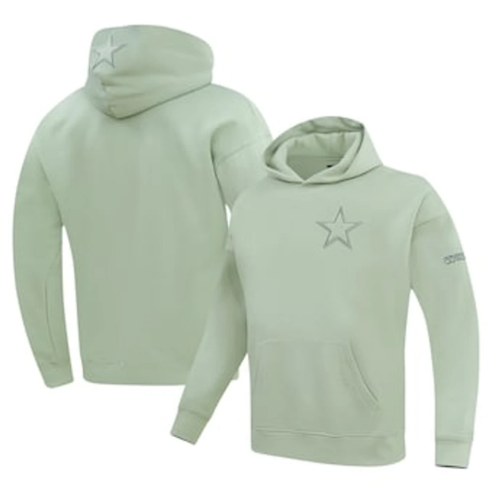 Men's Pro Standard Green Dallas Cowboys Neutral Drop Shoulder Pullover Hoodie