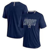 Men's Fanatics Navy Dallas Cowboys Fade Dot Slant T-Shirt