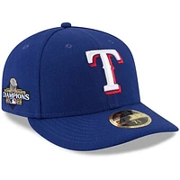 Men's New Era  Royal Texas Rangers 2023 World Series Champions Low Profile 59FIFTY Fitted Hat