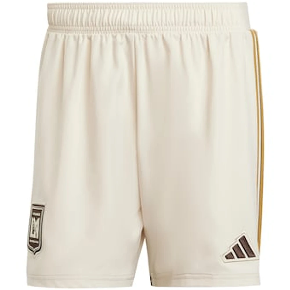 Men's adidas Tan LAFC 2024 Archive Authentic Shorts