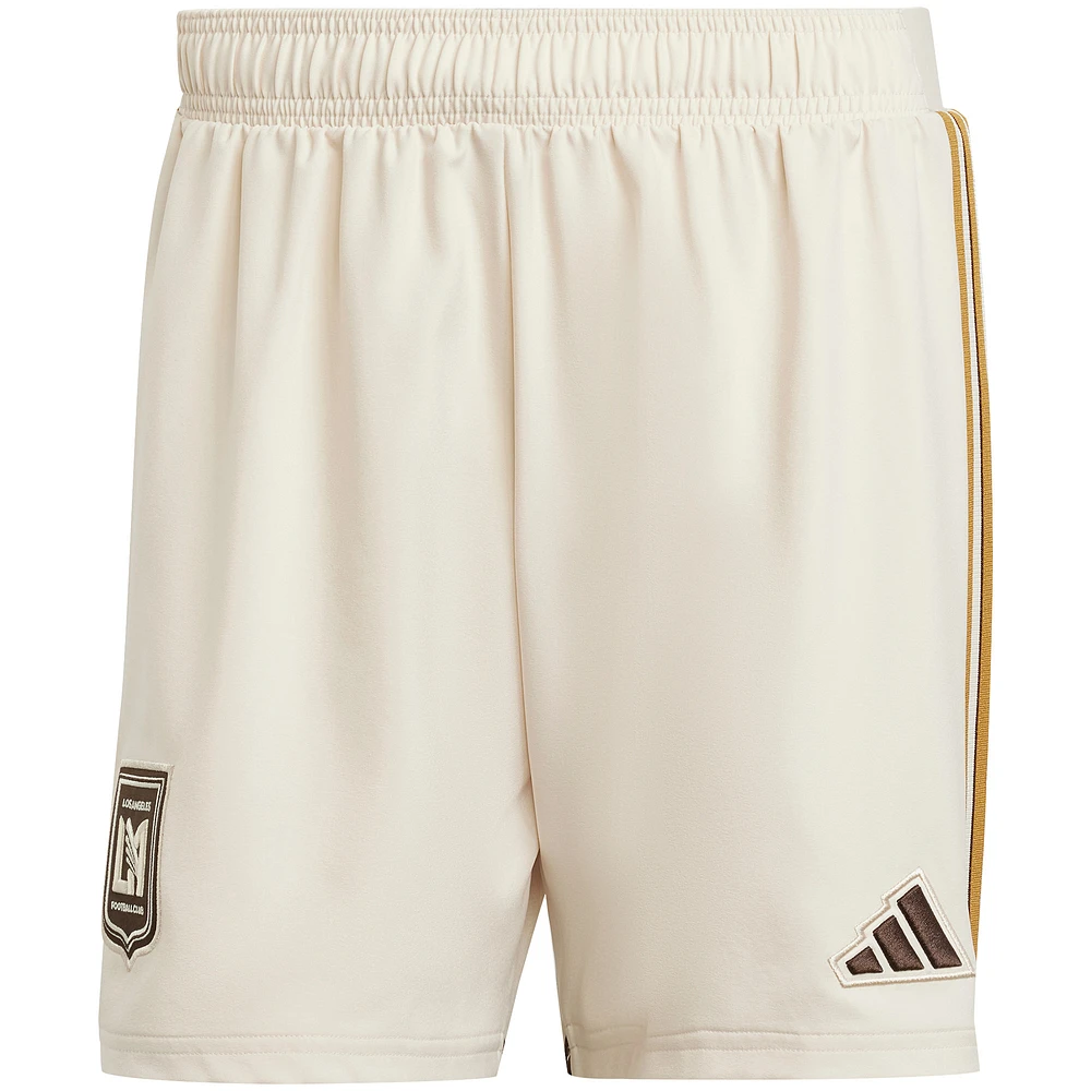 Men's adidas Tan LAFC 2024 Archive Authentic Shorts