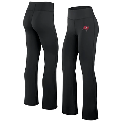 Women's Fanatics Black Tampa Bay Buccaneers Maxed Out Flare Leggings