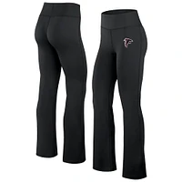 Women's Fanatics Black Atlanta Falcons Maxed Out Flare Leggings