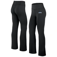 Women's Fanatics Black Seattle Seahawks Maxed Out Flare Leggings