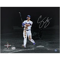 Corey Seager Texas Rangers Autographed 2023 World Series Champions 11" x 14" Hitting Spotlight Photograph