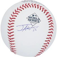 Jose Leclerc Texas Rangers Autographed 2023 World Series Champions Logo Rawlings Baseball