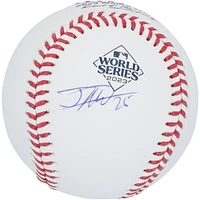 Jose Leclerc Texas Rangers Autographed 2023 World Series Champions Logo Rawlings Baseball