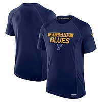 Men's Fanatics Navy St. Louis Blues Authentic Pro Rink Tech T-Shirt