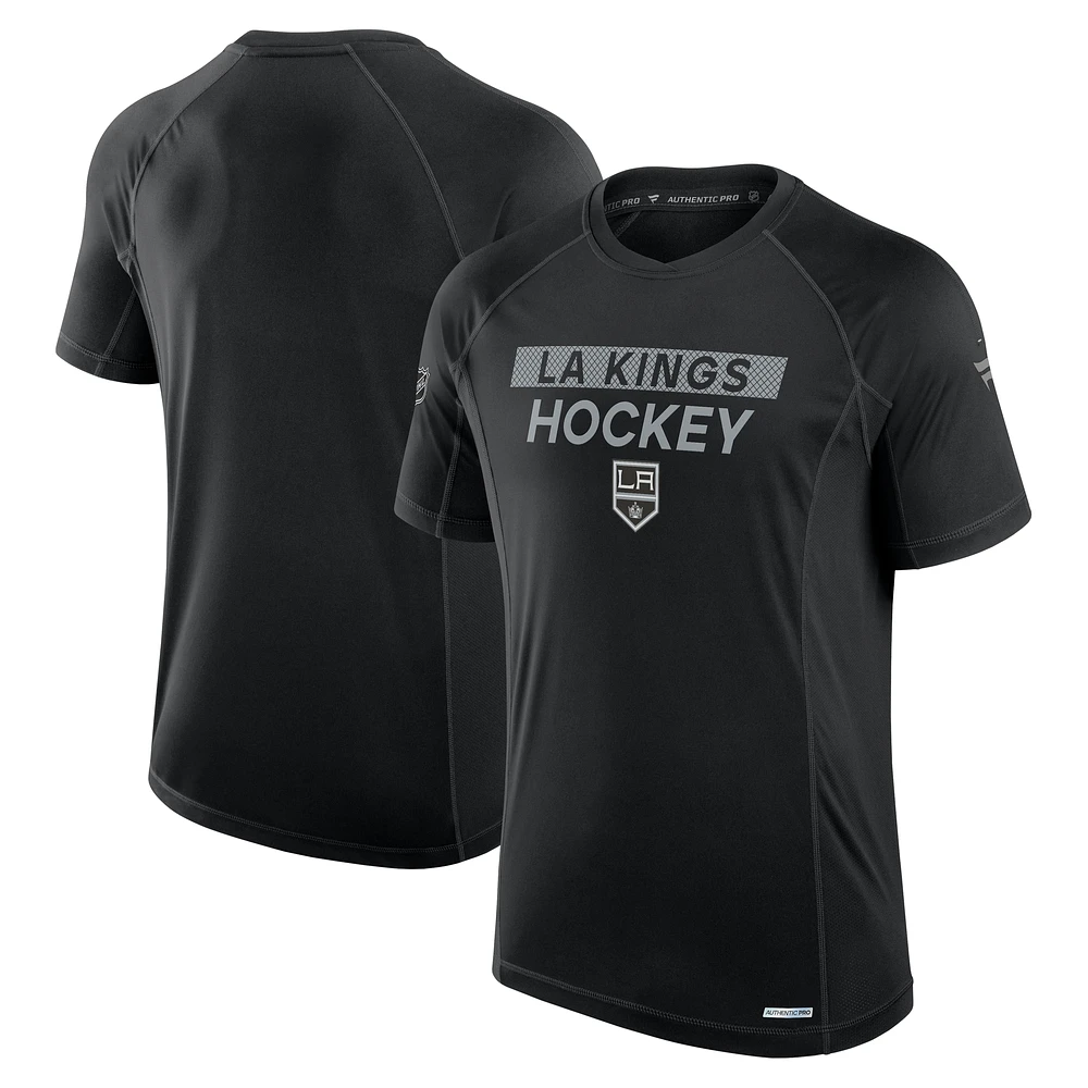 Men's Fanatics Black Los Angeles Kings Authentic Pro Rink Tech T-Shirt