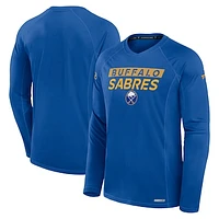 Men's Fanatics Royal Buffalo Sabres Authentic Pro Rink Tech Long Sleeve T-Shirt