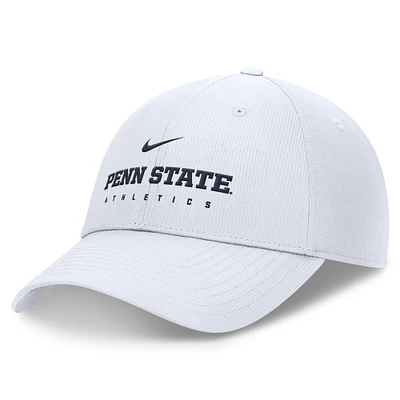 Men's Nike White Penn State Nittany Lions 2024/25 On-Field Club Performance Adjustable Hat