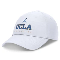 Men's Jordan Brand White UCLA Bruins 2024/25 On-Field Club Performance Adjustable Hat