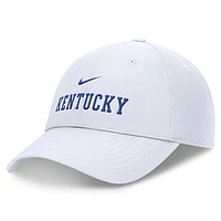 Men's Nike White Kentucky Wildcats 2024/25 On-Field Club Performance Adjustable Hat