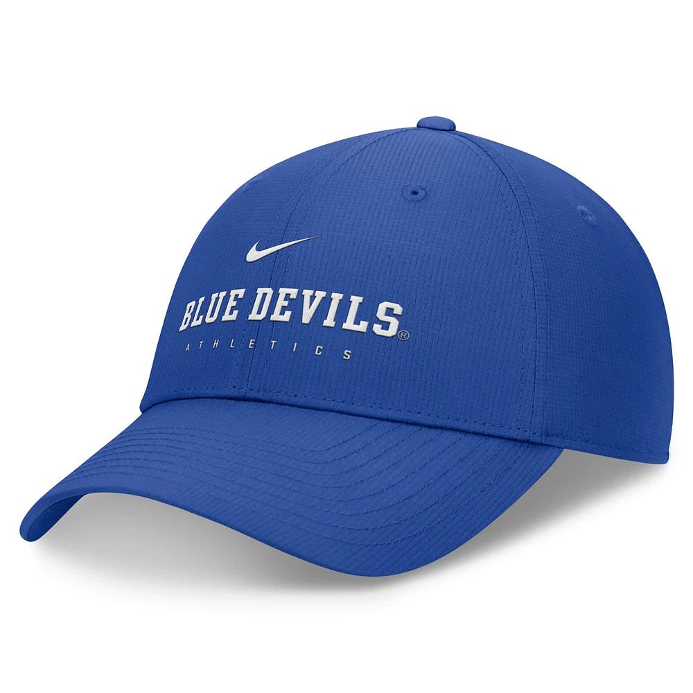 Men's Nike Royal Duke Blue Devils 2024/25 On-Field Club Performance Adjustable Hat