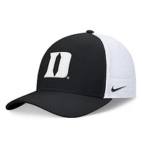 Men's Nike Black Duke Blue Devils On-Field Rise Futura Performance Flex Hat