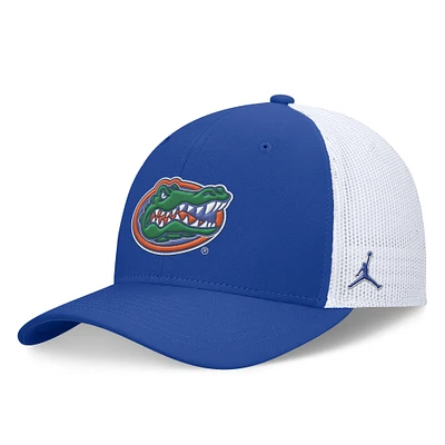 Men's Jordan Brand Royal Florida Gators On-Field Rise Futura Performance Flex Hat