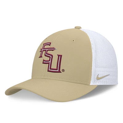 Men's Nike Gold Florida State Seminoles On-Field Rise Futura Performance Flex Hat