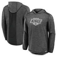 Men's Fanatics  Black Los Angeles Kings Authentic Pro Rink Lightweight Pullover Hoodie