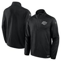 Men's Fanatics  Black Los Angeles Kings Authentic Pro Rink Quarter-Zip Jacket