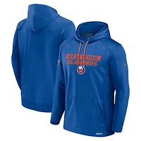 Men's Fanatics  Royal New York Islanders Authentic Pro Rink Fleece Pullover Hoodie