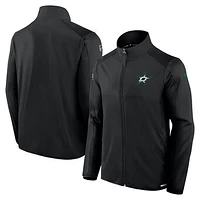 Men's Fanatics  Black Dallas Stars Authentic Pro Rink Fleece Full-Zip Jacket