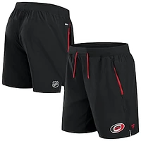 Men's Fanatics  Black Carolina Hurricanes Authentic Pro Rink Performance Shorts