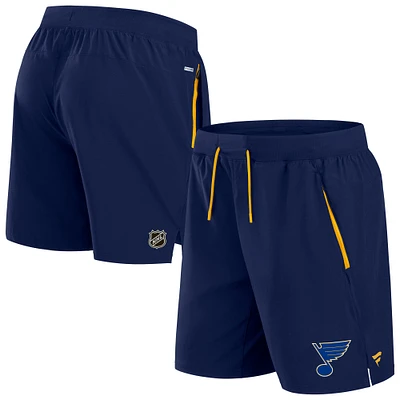 Men's Fanatics  Navy St. Louis Blues Authentic Pro Rink Performance Shorts